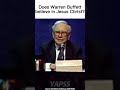 Does Warren Buffett believe in Jesus Christ? | BRK 2008 【C:W.B Bonus】 #shorts