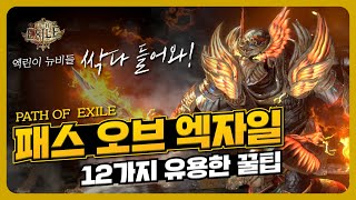 (POE3.7) 패스 오브 엑자일을 플레이할때 필요한 12가지 꿀팁 / 혹시 여기에?