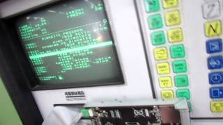 The HxC Floppy Emulator working with the Arburg 221M Multronica Plastic Injection Machine