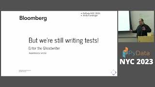 Andy Fundinger - Adventures in not writing tests | PyData NYC 2023