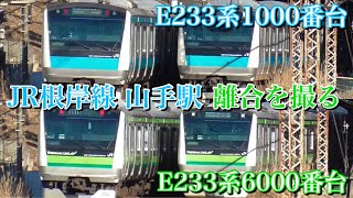 【E233系1000番台・6000番台】JR京浜東北根岸線山手駅で離合を撮る　〜E233系6000番台は横浜線から直通〜