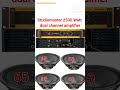 studiomaster 2500 watt dual channel amplifier 1300 watt dual bass price