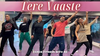 Tere Vaste | Bollywood Dance Fitness workout | Easy Steps | dancefitnesswithrk