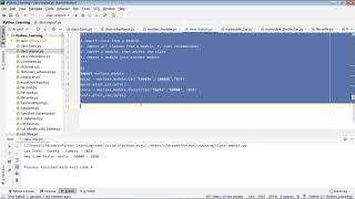 Python Tutorial: 23.0 - Class/Modules Import