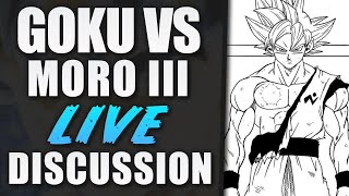 GOKU VS MORO FIGHT 3! Dragon Ball Super Manga Chapter 64 LIVE Stream Discussion | Geekdom101