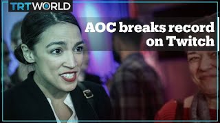 AOC breaks record on Twitch