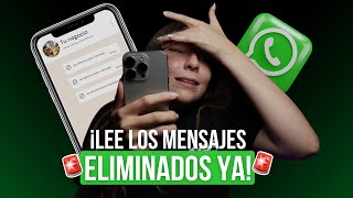 Cómo ver los mensajes ELIMINADOS de WhatsApp 😱 | 2025