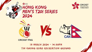Hong Kong Men's T20I Series - Papua New Guinea vs Nepal