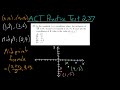 act math practice test 2.37 midpoint