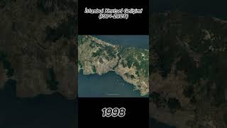 İstanbul Kentsel Gelişim Süreci (1984-2020) TimeLapss #shorts