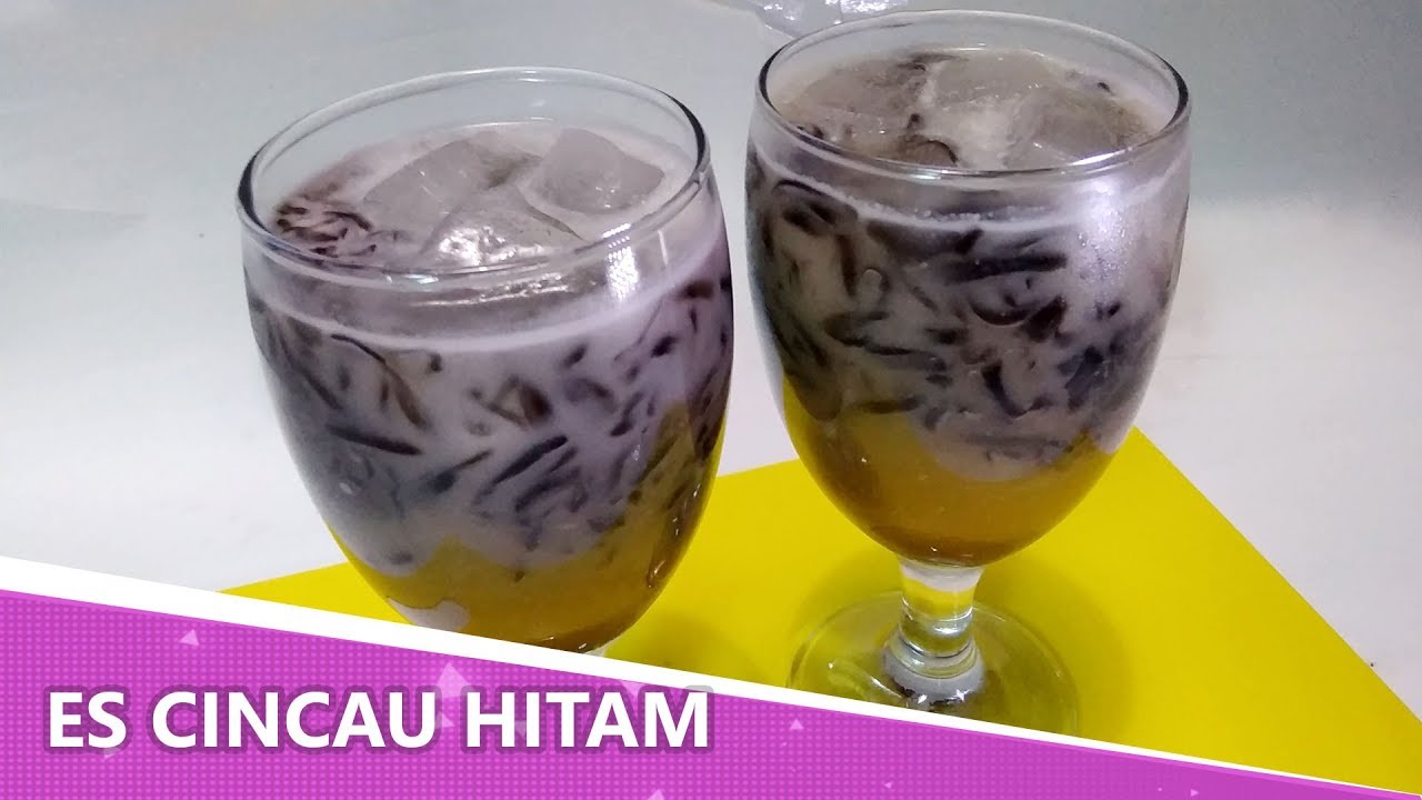 Resep Es Cincau Hitam - YouTube