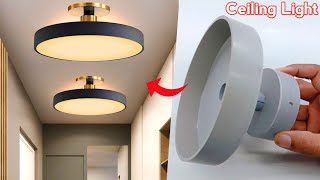 How to Make Modern Style LED Ceiling Lights Home Decor LED Ceiling Light Lobby Ceiling Surface Light