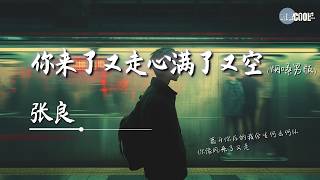 张良 - 你来了又走心满了又空(烟嗓男版)「可惜你只陪了我一程」【🎧AI高质音乐 / 拼音歌词 Lyrics】