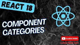 39. Different Component Categories in React | Stateless | Stateful | Structural Components- React18