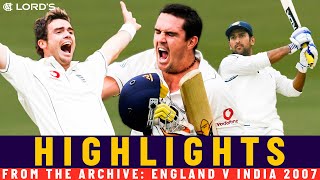 Pietersen Masterclass & Dhoni Survives To Save Game! | Classic Match | England v India 2007 | Lord's