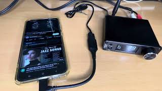 Testing BRZhifi BT30 USB-DAC to Samsung S23 Smartphone