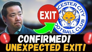 🚨 EXPLODE THIS AFTERNOON! NOBODY EXPECTED THAT! EXIT CONFIRMED! LATEST LEICESTER CITY NEWS!