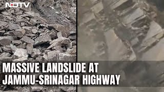 Jammu Landslide: Massive Landslide At Jammu-Srinagar Highway, Hundreds Of Vehicles Stranded