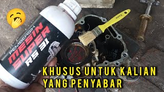 Tes cairan PEMBERSIH kerak mesin