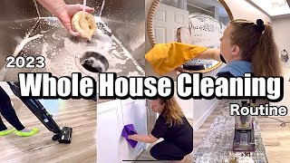 CLEANING THE SECRET TO A HAPPY LIFE! RESET CLEAN THE HOUSE WITH ME! DEEP CLEANING MOTIVATION