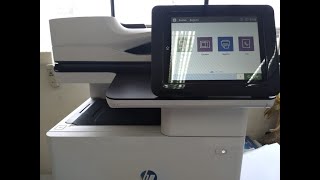 configuración de impresora por red hp laserjet MFP M635