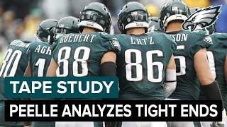 Eagles Tape Study: Justin Peelle Analyzes TE Performance In Week 3 | Eagles Game Plan