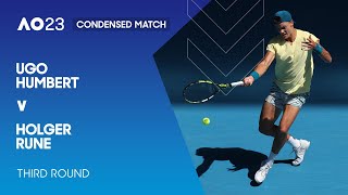 Ugo Humbert v Holger Rune Condensed Match | Australian Open 2023 Third Round