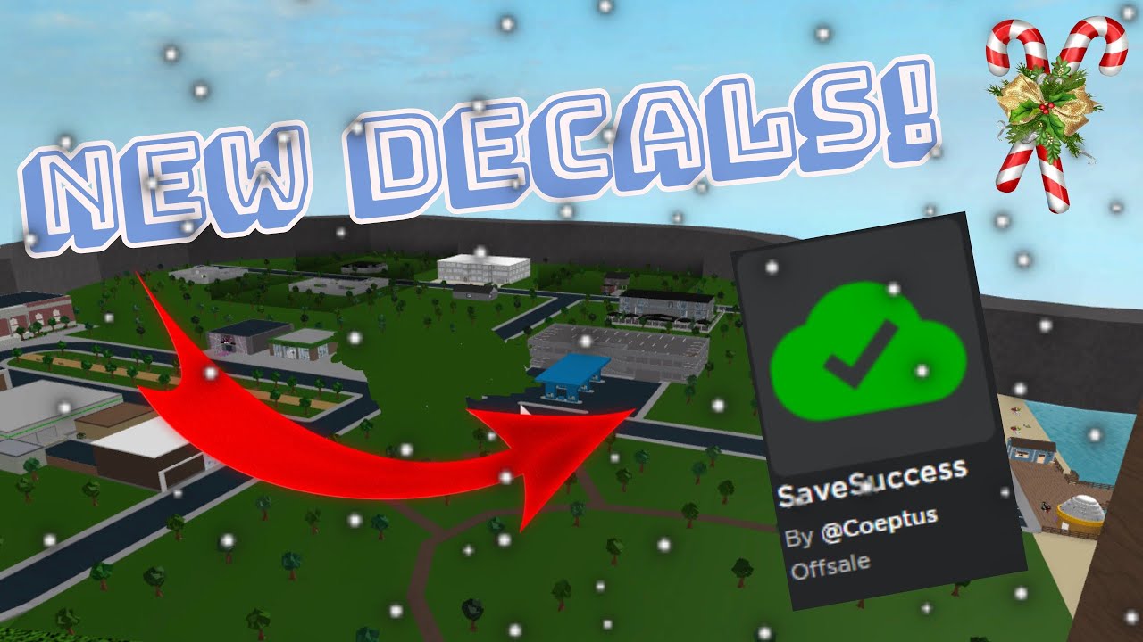 New Bloxburg Decals Christmas Update Youtube New Bloxburg Decals Christmas Update Youtube
