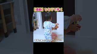 【感動】ひとりで歩けるようになった赤ちゃん #Shorts