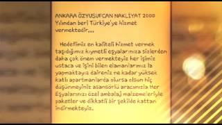 ANKARA ÖZYUSUFCAN EVDEN EVE İLDEN İLE UYGUN KALİTELİ EN İYİ NAKLİYAT