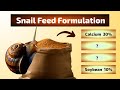 Snail Feed Formulation - How to Formulate Quality Snail Feed | Easy Step-by-Step Guide