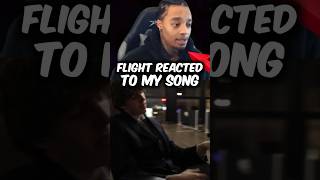 FLIGHT REACTED TO MY SONG *REAL* #shorts