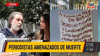 🔴 Graves amenazas a periodistas en Rosario🔴  I A24