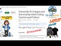 Generate AI Images and Summarize them Using Gemini and Python | 1st on yt #qwiklabsarcade2026