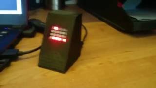 Binary clock 8x8 led matrix