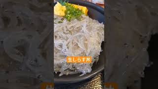 生しらす丼【河岸の市魚市場食堂】