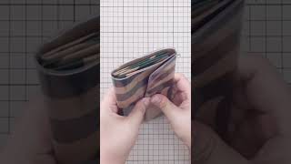 スタバの紙袋で長財布作ってみました！I made a long wallet with a Starbucks coffee paper bag.