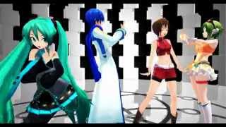 [ MMD - MV ] Poker Face [ Miku GUMI MEIKO KAITO ]