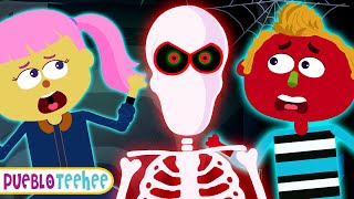 Canciones de Halloween | Esqueletos Bailando y más | Pueblo Teehee