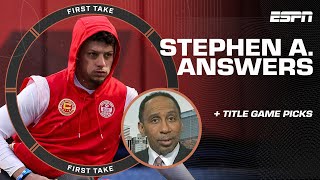 Stephen A. ANSWERS 👉 Is Mahomes catching Brady or Reid catching Belichick more l