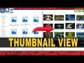 How to Enable Thumbnail View for Files in Windows PC | all files are shown as icons