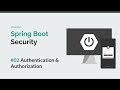 [Spring Boot Security] #02 Authentication & Authorization