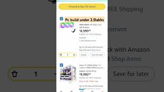 PC build under 2.5lakhs #dual monitor #amazon #computerbuild #gaming #gamingandstreamingpcbuild2025