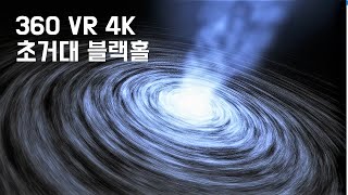 태양 300억배 초거대 우주 블랙홀 4K 초고화질 360 VR