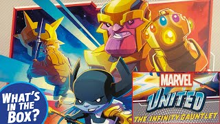 INFINITY GAUNTLET Expansion Unboxing for MARVEL UNITED