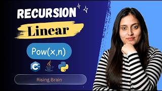 Pow(x, n) | Logarithmic Recursion Explained | Divide & Conquer Pattern | Java Python C++