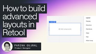 How to build advanced layouts in Retool