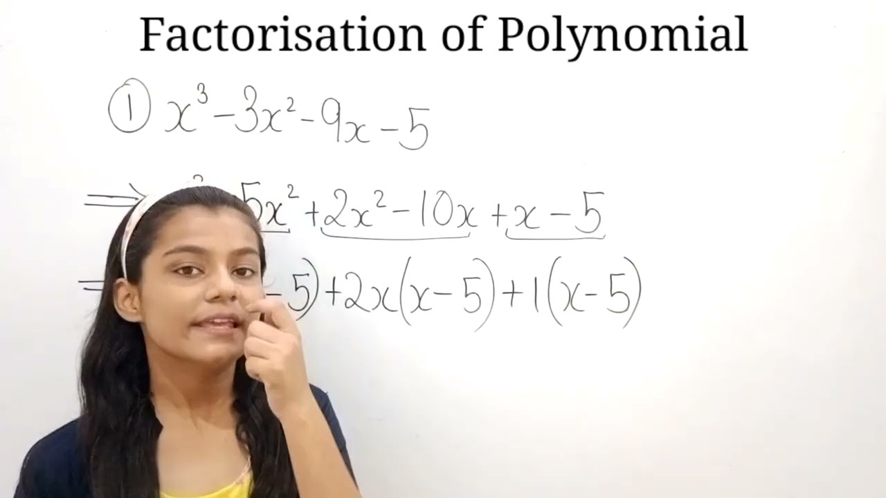 Factorization Of Polynomials|4 Terms Polynomials Factorization|How To ...