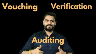 Vouching and Verification || B.Com || Auditing #commerce #bcom