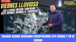 PLANIFICA TU VIERNES Y EL FIN DE SEMANA PORQUE LAS LLUVIAS SIGUEN EN EL CARIBE CENTRAL.